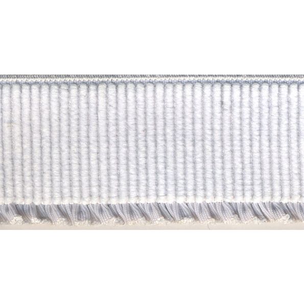 Elastique Bord Côte tout textile 40 mm Blanc x1m