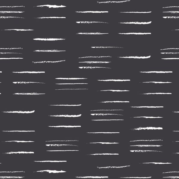 Tissu Coton Atelier Brunette Chalk Charcoal - Par 10 cm