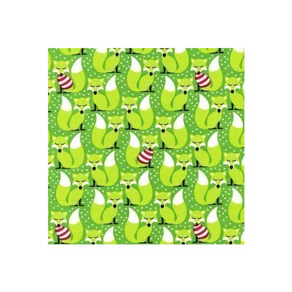 Tissu Michael Miller Festive Forest Sweater Weather x10cm