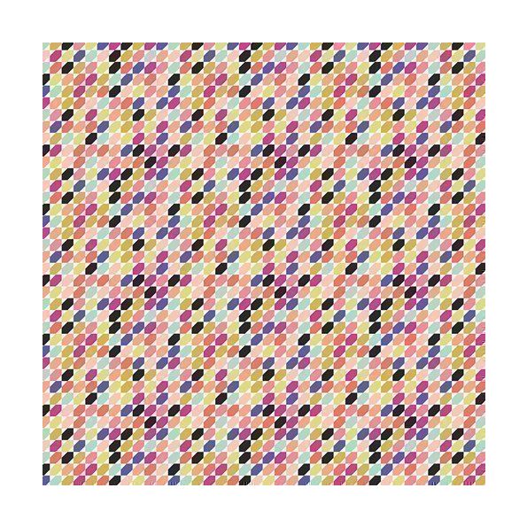 Tissu Art Gallery Fabrics Geometric Bliss Tessellate Raspberries x10cm