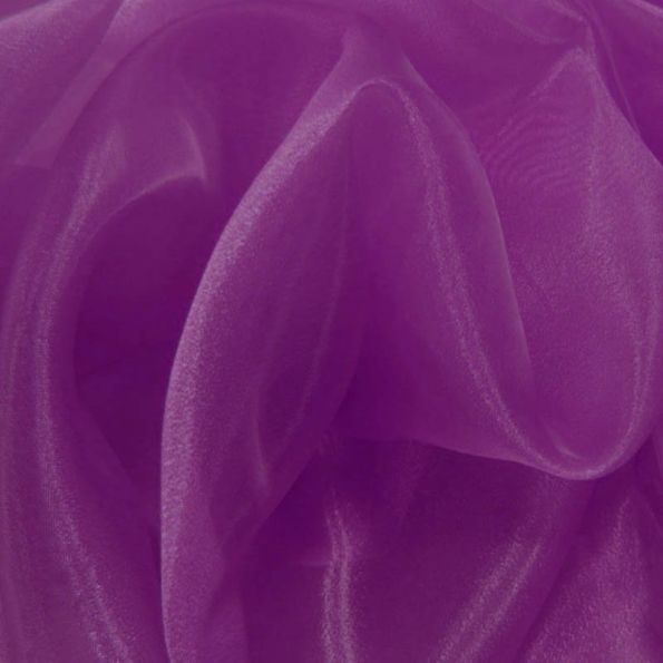 Tissu Organza Violet x1m