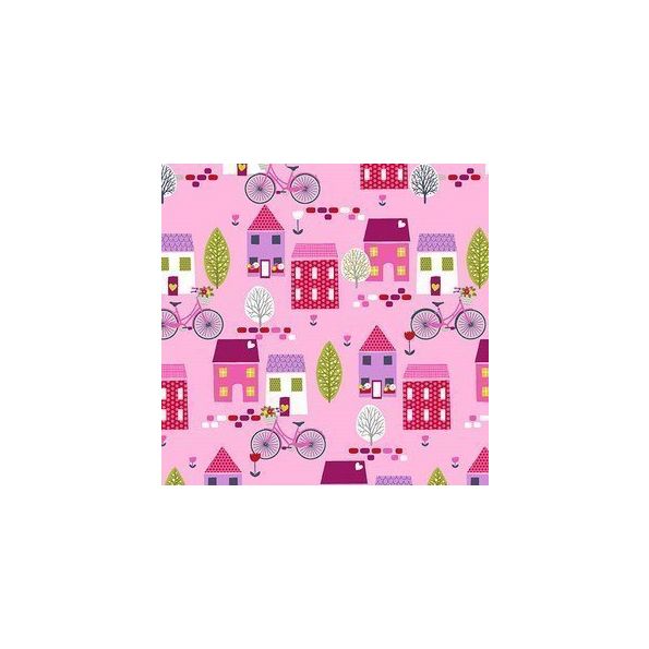 Tissu Stof Fabrics Around Town x10cm