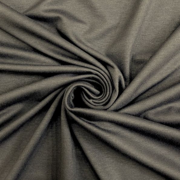 Tissu Jersey Viscose uni Gris clair x10cm