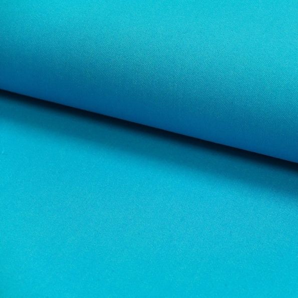 Tissu Denim Jeans Bleu turquoise x10cm