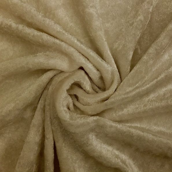 Panne de velours Beige x10cm