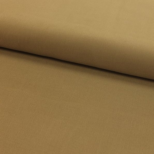 Tissu Velours milleraies Beige - Par 10 cm