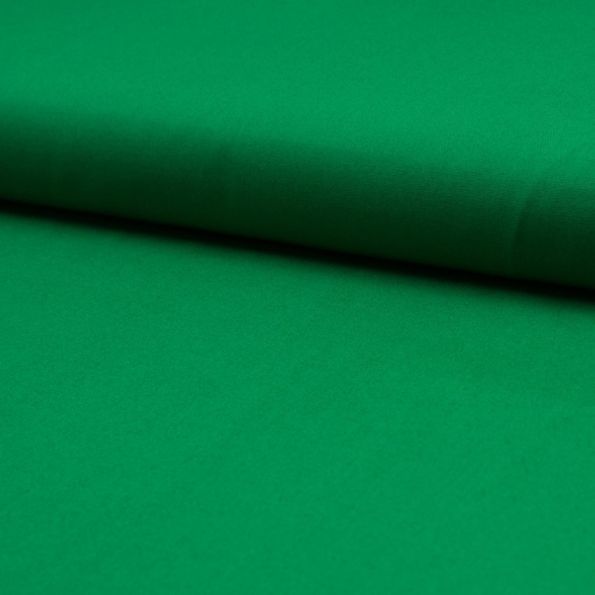 Tissu Popeline de coton unie Vert - Par 10 cm