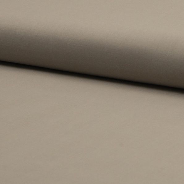 Tissu Voile de coton uni Beige sable - Par 10 cm