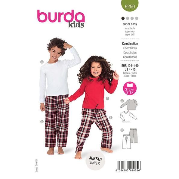 Patron Burda 9250 Haut & Pantalon