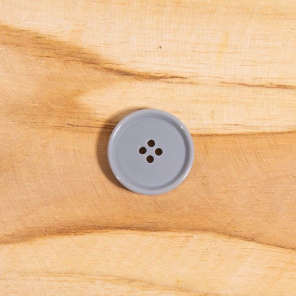 Bouton Veste homme 20 mm uni - Gris