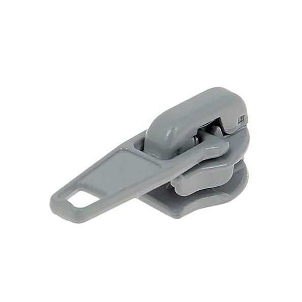 Curseur pour fermeture à glissière au mètre n°5 - Gris