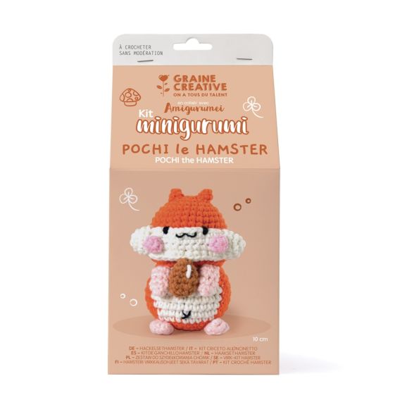 Kit Crochet Minigurumi Pochi le Hamster
