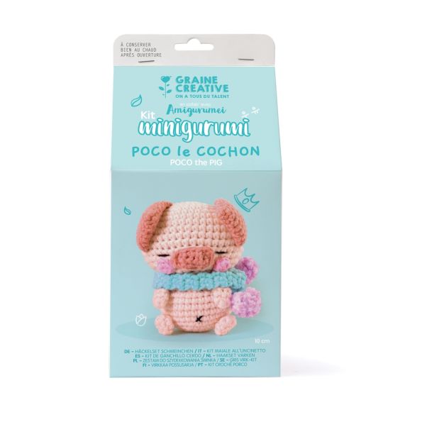 Kit Crochet Minigurumi Poco le Cochon
