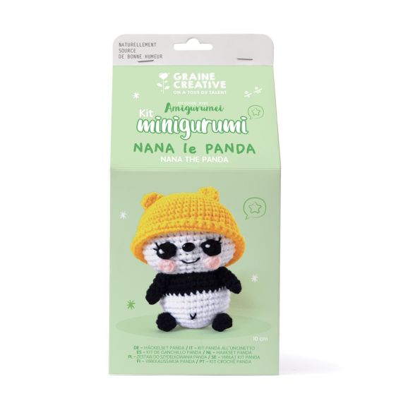 Kit Crochet Minigurumi Nana le Panda