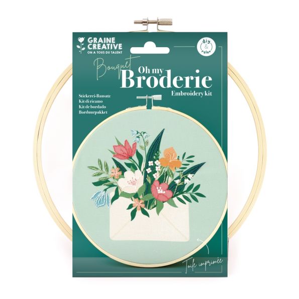 Kit Broderie partielle Bouquet