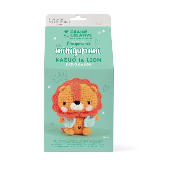 Kit Crochet Minigurumi Kazuo le Lion
