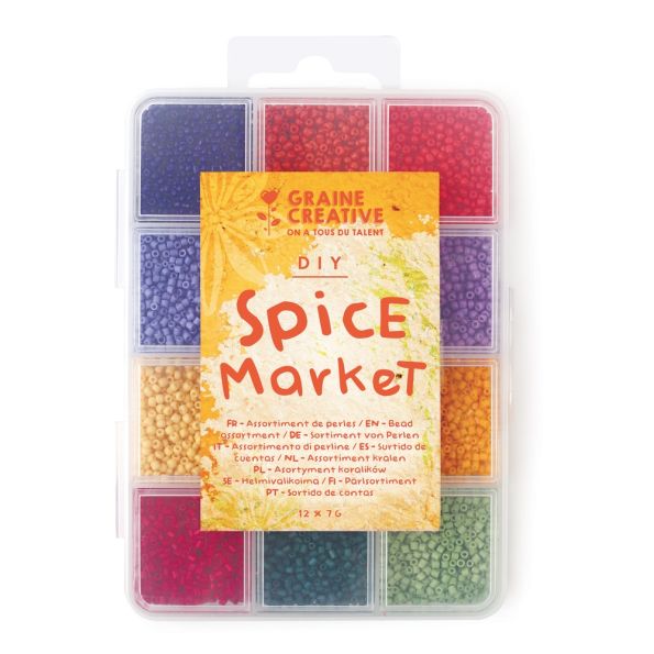 Coffret de perles 2 mm Spice Market - 24 couleurs