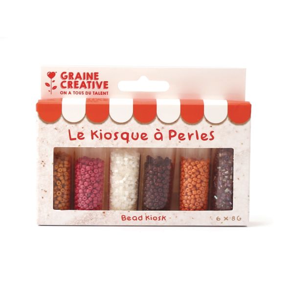 Le Kiosque à Perles Chai Latte 6 couleurs