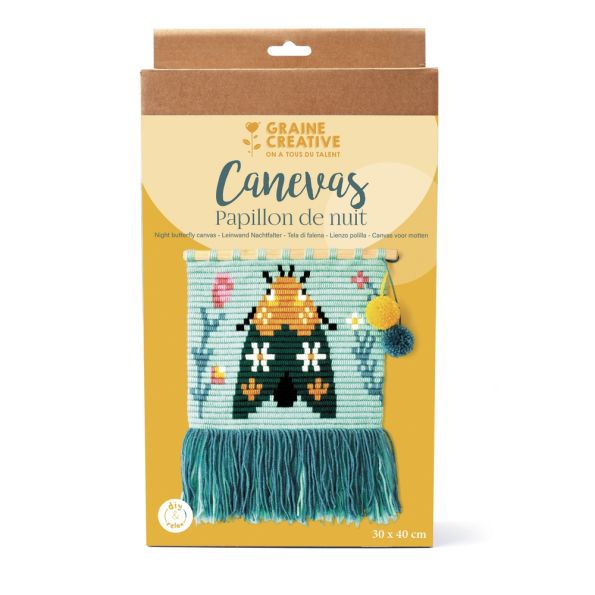 Kit Canevas Papillon de nuit