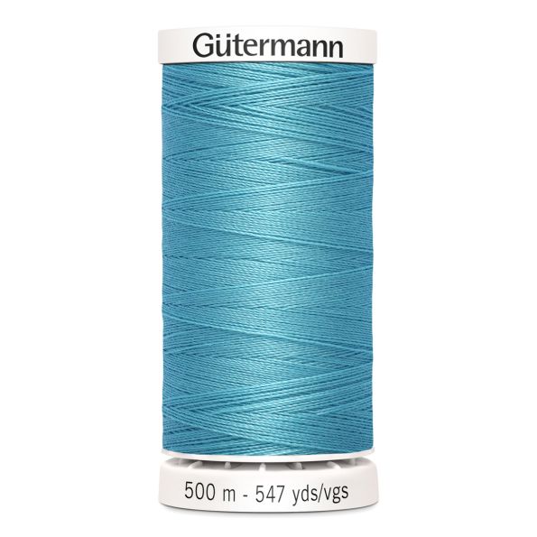 Fil Gütermann Pour tout coudre 500m - Bleu turquoise