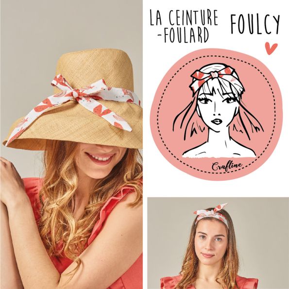 Kit Couture Craftine Ceinture-foulard Foulcy