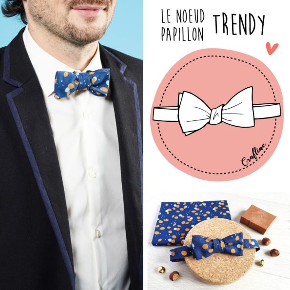 Kit Couture Craftine Noeud papillon Trendy