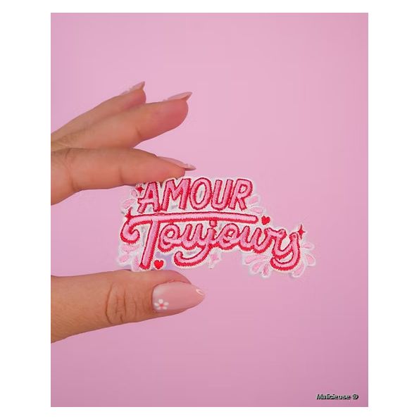 Ecusson Thermocollant Amour toujours