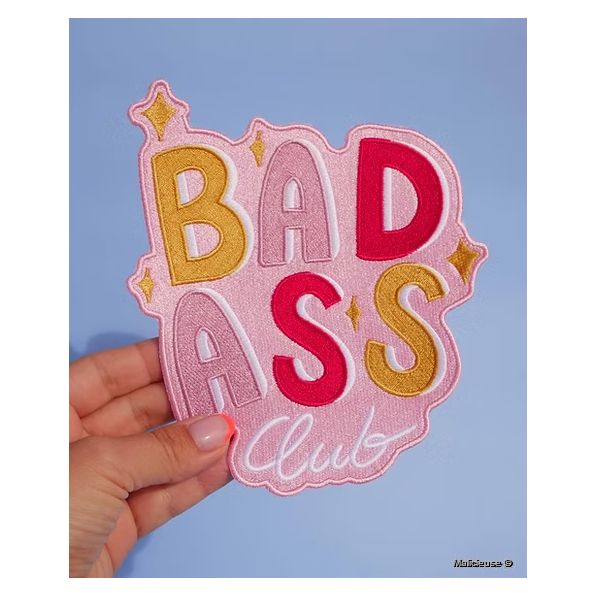 Ecusson Thermocollant Badass Club XL
