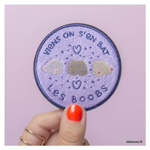 Ecusson Thermocollant " Viens s'en Bat Les Boobs "