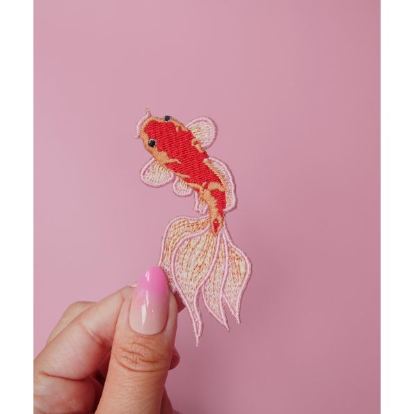 Ecusson Thermocollant Duo Carpe Koi