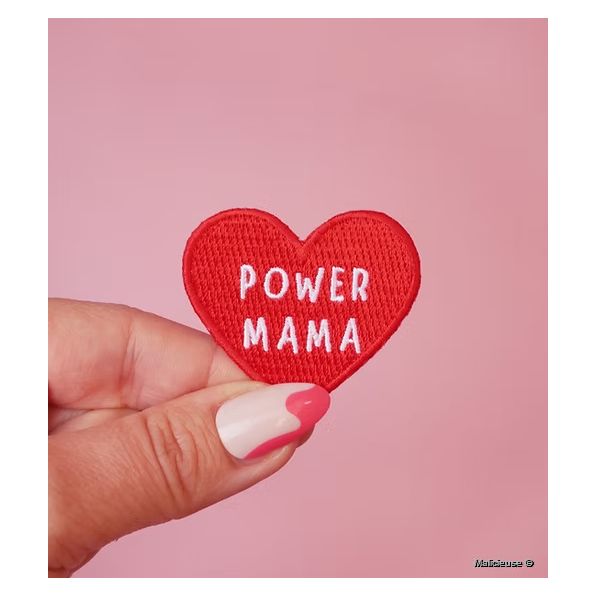 Ecusson Thermocollant Power Mama