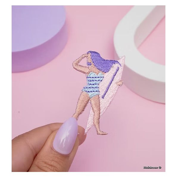 Ecusson Thermocollant La Surfeuse