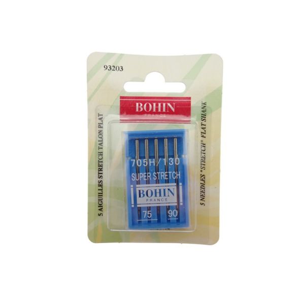 Aiguilles Machine Bohin Super Stretch N°75/90 x5