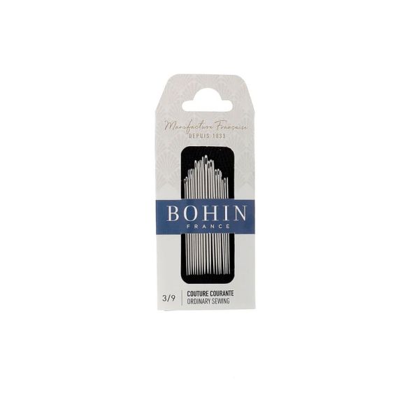 Aiguilles à coudre Couture courante N°3/9 Bohin x20