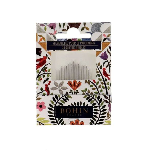 Carnet de 20 aiguilles à coudre pour Patchwork Bohin
