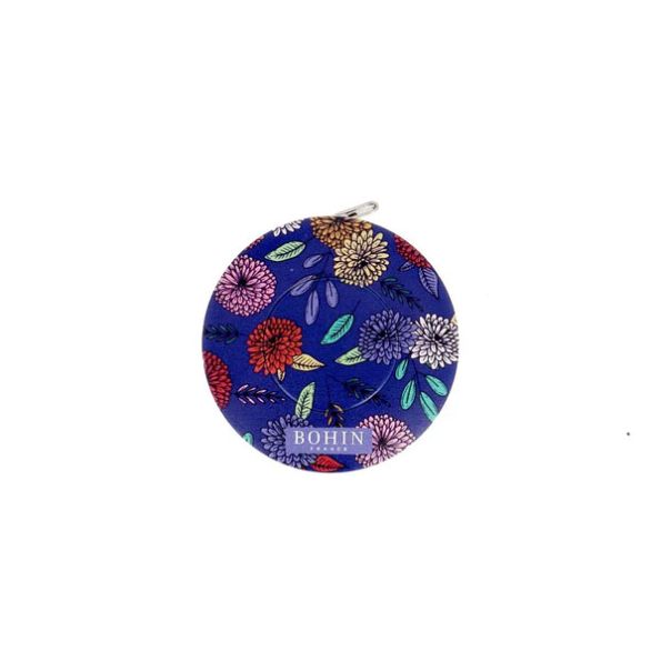 Mètre ruban 150 cm Bohin Blossom Bleu