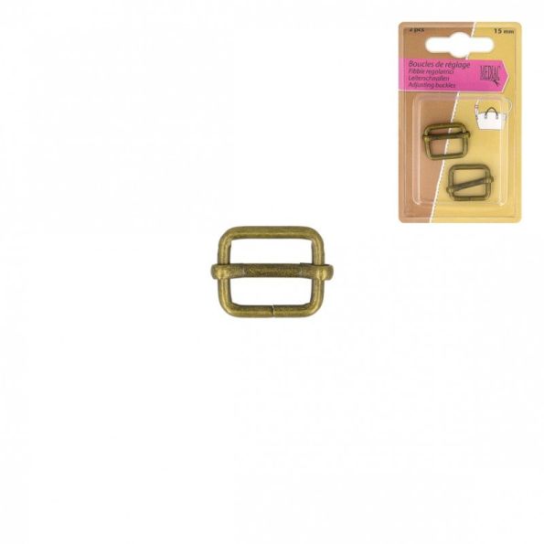 Boucle de réglage Or antique - 3 tailles