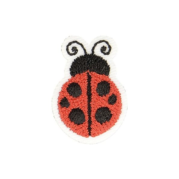 Ecusson Thermocollant Coccinelle - Rouge