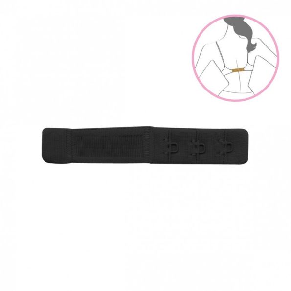 Prolongateur de soutien-gorge Noir - 3 tailles