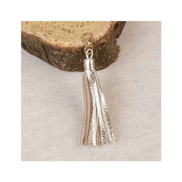 Pompon avec fermoir Rose gold