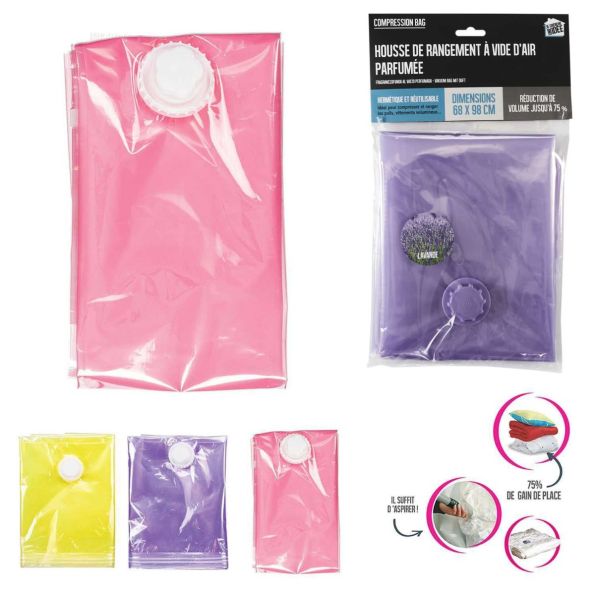 Housse vide d'air parfumée colorée - 3 Couleurs