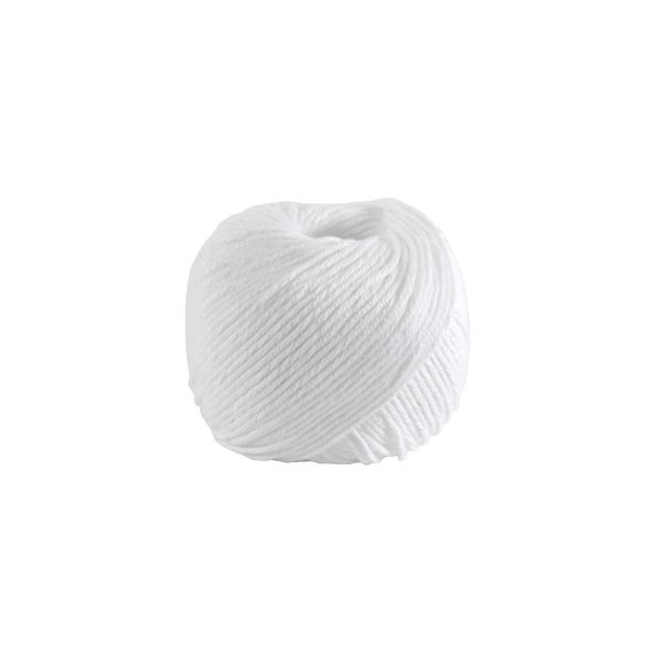 Pelote DMC Coton Natura Medium - Blanc N°01