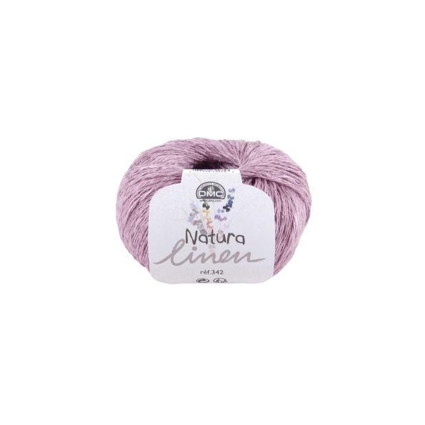 Pelote DMC Coton Natura Linen - Lilas N°136