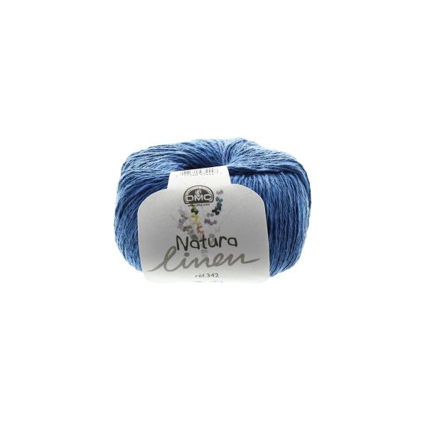 Pelote DMC Coton Natura Linen - Bleu Jean N°17