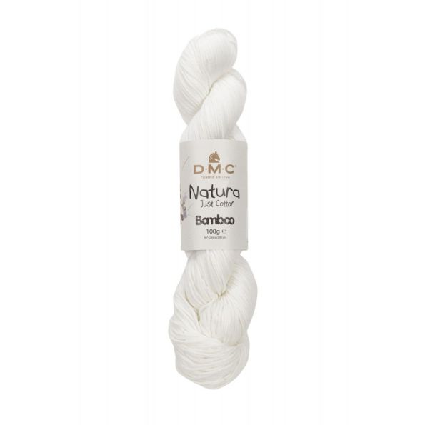 Pelote DMC Coton Natura Bamboo - Blanc N°617
