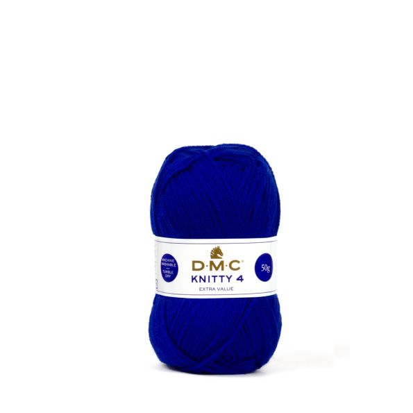 Fil à tricoter Knitty 4 DMC Bleu roi N° 979