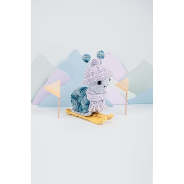 KIT AMIGURUMI ESCARGOT SKIEUR DMC