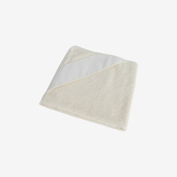 Cape Sortie de Bain Enfant Prêt à broder DMC Ivoire