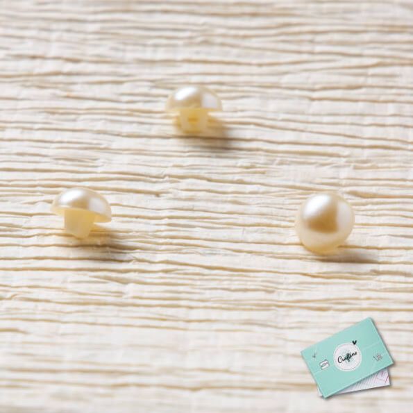 Bouton 10 mm effet perle Craftine Box Nuit Etoilée x1