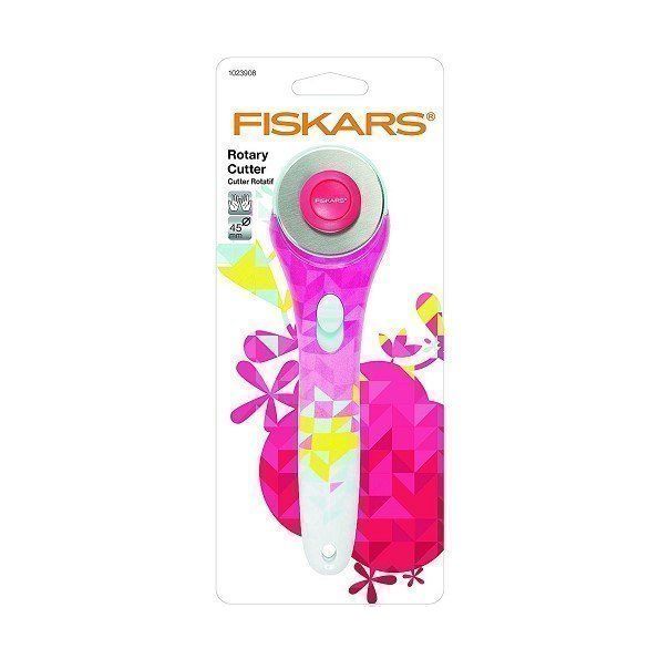 Cutter Rotatif Fiskars Droit Fashion Geometric diam. 45 mm